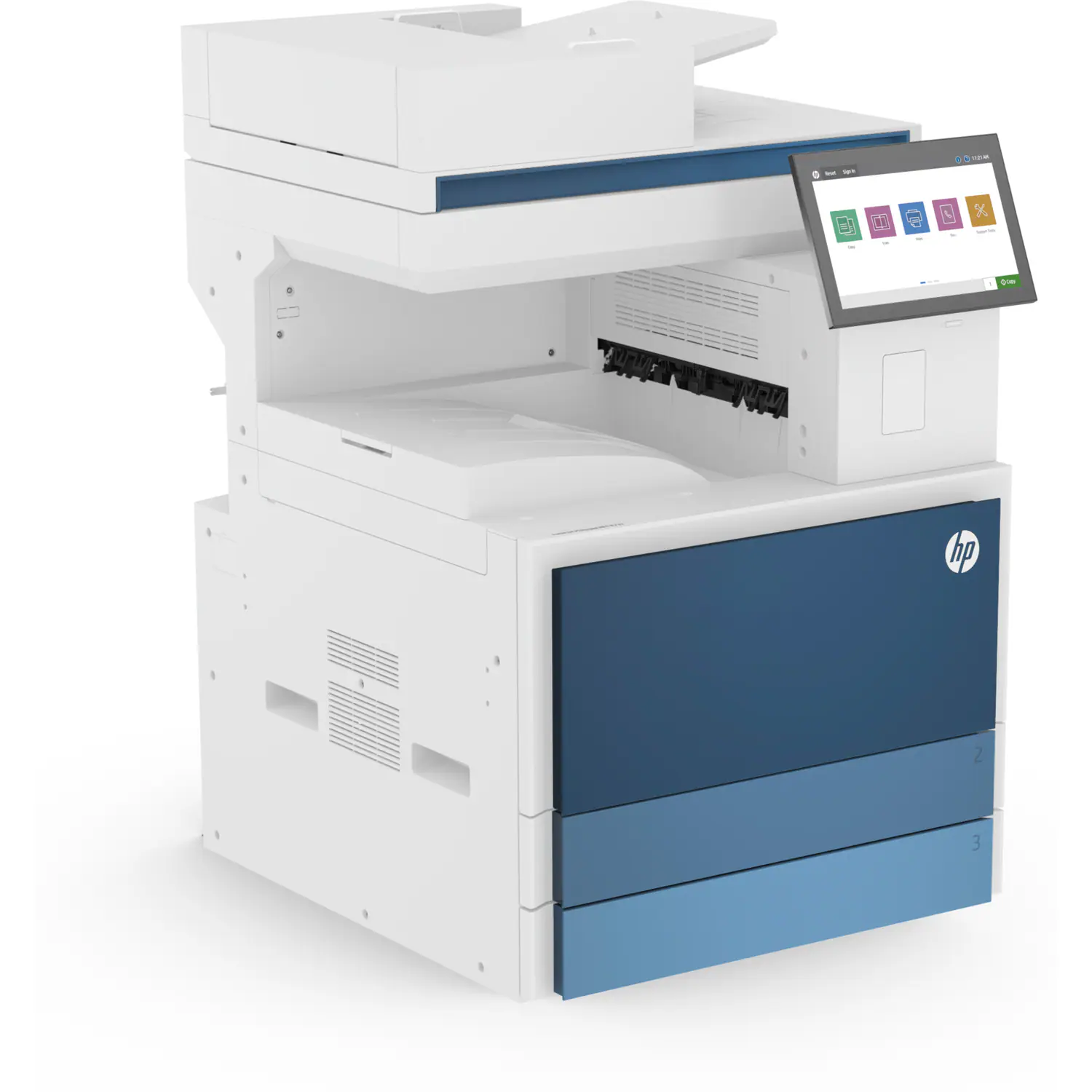 Máy Photocopy đen trắng đa chức năng HP LaserJet Managed MFP E731DN - 5QJ98A + 8EP59AAE (40 trang/phút)